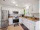 Renovated kitchen with granite countertops and stainless steel appliances at 2816 Paine Ln, Orlando, FL 32826