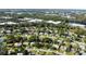 Wide aerial view of neighborhood and businesses at 2816 Paine Ln, Orlando, FL 32826
