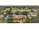 Wide aerial view showing the house's location and surrounding neighborhood at 3375 Sw 147Th Lane Rd, Ocala, FL 34473
