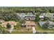 An aerial view showcasing the house's location within a residential neighborhood at 3375 Sw 147Th Lane Rd, Ocala, FL 34473