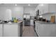 Modern kitchen with stainless steel appliances at 700 Preston Cove Dr, St Cloud, FL 34771