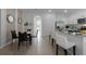 Modern kitchen with stainless steel appliances and an island at 700 Preston Cove Dr, St Cloud, FL 34771