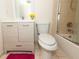 Bathroom with toilet, vanity, and bathtub shower combo at 934 Lake Destiny Rd # D, Altamonte Springs, FL 32714