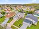 Aerial perspective of house and neighborhood at 14646 Brightwell Ct, Orlando, FL 32824