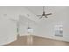 Spacious living room with high ceilings and ceiling fans at 14646 Brightwell Ct, Orlando, FL 32824