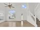 Spacious living room featuring tile floors and an open floor plan at 14646 Brightwell Ct, Orlando, FL 32824