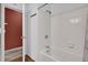 Clean bathroom featuring a bathtub and shower at 604 Kenwick Cir # 202, Casselberry, FL 32707