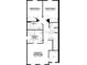 Second floor plan includes 3 bedrooms, 2 full bathrooms, and a walk-in closet at 1340 Lumpini St, Saint Cloud, FL 34771