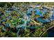 Aerial view of a water park with slides and pools at 14501 Grove Resort Ave # 2122, Winter Garden, FL 34787