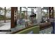 Upscale resort lounge with fireplace and piano at 14501 Grove Resort Ave # 2122, Winter Garden, FL 34787