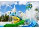 Colorful waterpark with slides and fountains at 14501 Grove Resort Ave # 2122, Winter Garden, FL 34787