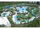 Aerial view of large resort pool complex at 14501 Grove Resort Ave # 2122, Winter Garden, FL 34787