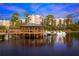 Gazebo and swan boats on the lake at 14501 Grove Resort Ave # 2122, Winter Garden, FL 34787