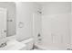 Clean bathroom with shower/tub combo and vanity at 359 Marquee Dr, Kissimmee, FL 34758