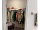 Spacious walk-in closet with ample hanging space at 5231 Maddie Dr, Haines City, FL 33844