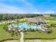 Resort-style pool with expansive sundeck and cabanas at 1683 Three Bars Rd, Kissimmee, FL 34744