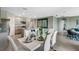 Open concept dining area with white table and chairs, near kitchen at 1683 Three Bars Rd, Kissimmee, FL 34744