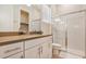 Elegant bathroom featuring a walk-in shower and modern vanity at 9248 Hanging Vine Ct, Orlando, FL 32836