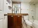 Clean bathroom with granite countertop and bathtub at 4407 S Semoran Blvd # 2, Orlando, FL 32822