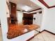 Kitchen with granite countertops and wooden cabinets at 4407 S Semoran Blvd # 2, Orlando, FL 32822
