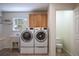 Laundry room with washer, dryer, and utility sink at 2570 Turnbull Bay Rd, New Smyrna Beach, FL 32168