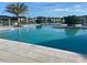 Inviting community swimming pool with ample deck space at 628 Bayhawk St, Debary, FL 32713