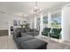 Spacious living room featuring a sectional sofa and access to a backyard patio at 2412 Dubai St, Kissimmee, FL 34747