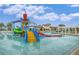 Fun water playground for with slides and sprinklers at 2412 Dubai St, Kissimmee, FL 34747