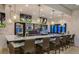 Community bar with seating and TVs at 2412 Dubai St, Kissimmee, FL 34747