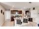 Modern kitchen with granite countertops and stainless steel appliances at 3475 Sandalwood Isle Way, Ocoee, FL 34761