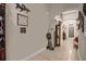 Bright entryway with decorative accents and views into the home at 4001 Scarlet Branch Rd, Orlando, FL 32824