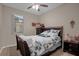 Bright bedroom featuring a comfortable bed and window at 4001 Scarlet Branch Rd, Orlando, FL 32824