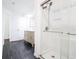 Updated bathroom with walk-in shower and modern vanity at 6632 Meritmoor, Orlando, FL 32818