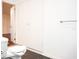 Simple bathroom with toilet and linen closet at 6632 Meritmoor, Orlando, FL 32818