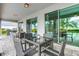 Covered patio with wicker furniture and view of pool at 7736 Graben St, Kissimmee, FL 34747