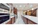 Modern kitchen with stainless steel appliances and large island at 9195 Chandler Dr, Groveland, FL 34736
