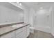Clean bathroom, featuring a tub shower combo and vanity at 246 Mandovi St, Davenport, FL 33837
