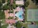 Community pool and tennis courts with playground and clubhouse at 480 Scarlatti Ct, Ocoee, FL 34761