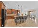 Modern kitchen with island, stainless steel appliances, and ample cabinetry at 2760 Rialto Ct, Kissimmee, FL 34746