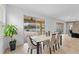 Bright dining room with sliding glass doors leading to the pool at 2760 Rialto Ct, Kissimmee, FL 34746
