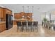 Spacious kitchen with island, stainless steel appliances, and ample counter space at 2760 Rialto Ct, Kissimmee, FL 34746