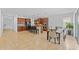 Open concept kitchen with island and stainless steel appliances at 2760 Rialto Ct, Kissimmee, FL 34746