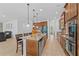 Modern kitchen with stainless steel appliances and wood cabinets at 2760 Rialto Ct, Kissimmee, FL 34746