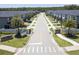 Aerial view of Le Rive community, showcasing townhomes and landscaping at 4410 Le Reve Ct, Kissimmee, FL 34746