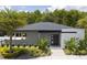 Community center with landscaping and exterior seating at 4410 Le Reve Ct, Kissimmee, FL 34746