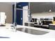 Modern kitchen sink with a pull-down faucet at 4410 Le Reve Ct, Kissimmee, FL 34746