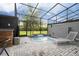 Private screened pool and spa with outdoor kitchen at 4410 Le Reve Ct, Kissimmee, FL 34746