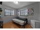 Small bedroom with twin bed and window at 4908 Seminole Ave, Winter Park, FL 32792