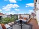 Relaxing balcony offering scenic neighborhood views at 101 S New York Ave. # 302, Winter Park, FL 32789