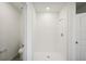 Bright bathroom with a large shower stall and toilet at 1325 Oak Valley Dr, Auburndale, FL 33823